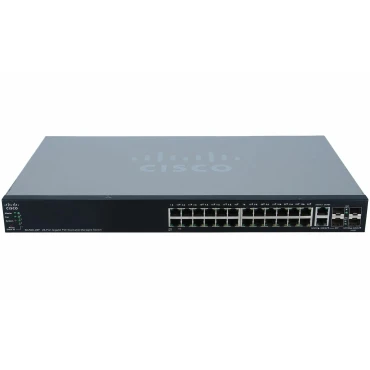 CISCO SG500-28 28  PORTE K9 SERVER SWITCH GESTITO IMPILABILE FIREWALL 10/100/1000 4GB