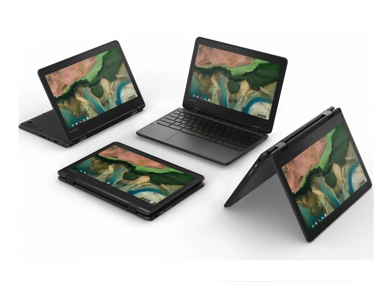 00047 -- 000 (537) LENOVO CHROMEBOOK 300e CELERON N4000 11.6" 4 GB - 32 GB Chrome OS WLAN BT TOUCHSCREEN IPAD PC PORTATILE - immagine 1