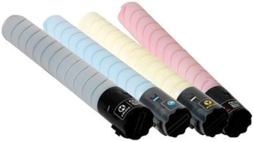 00054 -- 000 (545) TONER KONICA MINOLTA TN324C TN512 C208 C308 C368 C454 C554 C554 26000 PAGINE MAGENTA CIANO GIALLO NERO - immagine 1