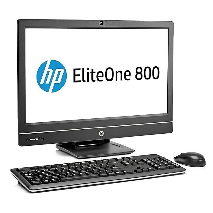 00056 -- 000 (547) HP Eliteone 800 G1 All in One 23" i5-4590S 4GB 128GB SSD Win 10 mouse e tastiera COMPUTER PC - immagine 1
