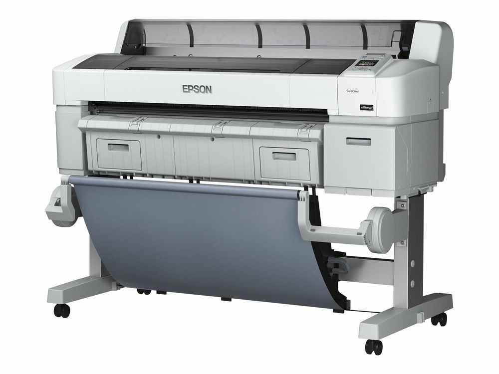 00131 -- 000 (628) PLOTTER EPSON SUPERCOLOR T5200 INKJET GETTO DI INCHIOSTRO COLORI GRANDI FORMATI A0 A1 A2 A3 A4 - immagine 1