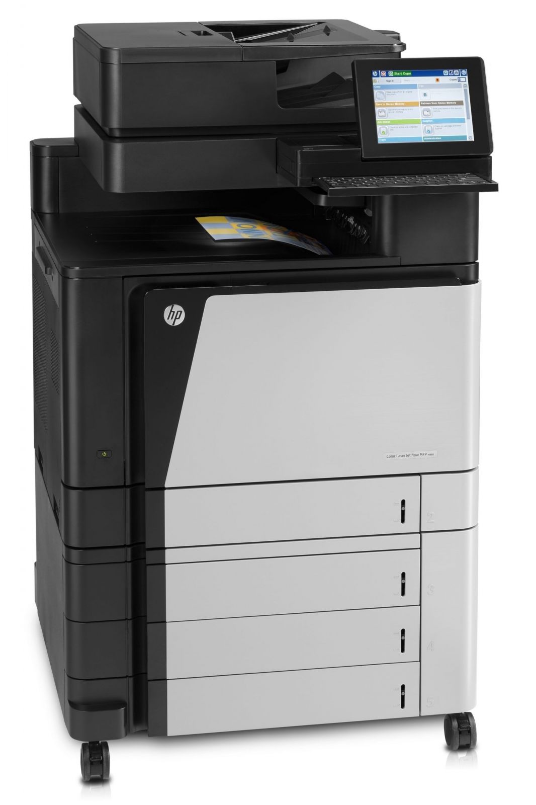 287 -- 000 (48) HP COLOR LASERJET M880 STAMPANTE LASER A3 COLORI 1200 DPI 45PPM - immagine 1