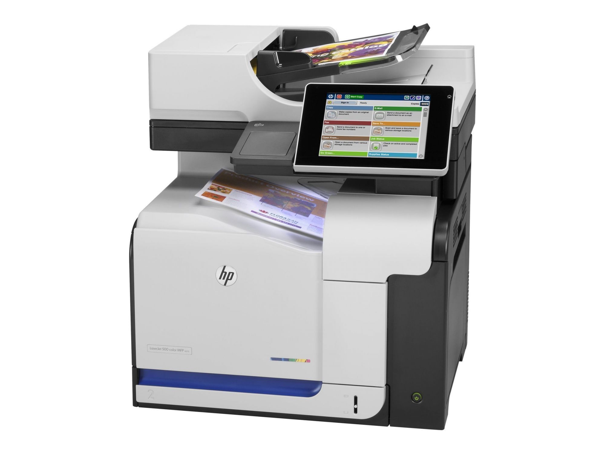 291 -- 000 (45) HP COLOR LASERJET 500 M575 MFP STAMPANTE LASER MULTIFUNZIONE A4 COLORI - immagine 1