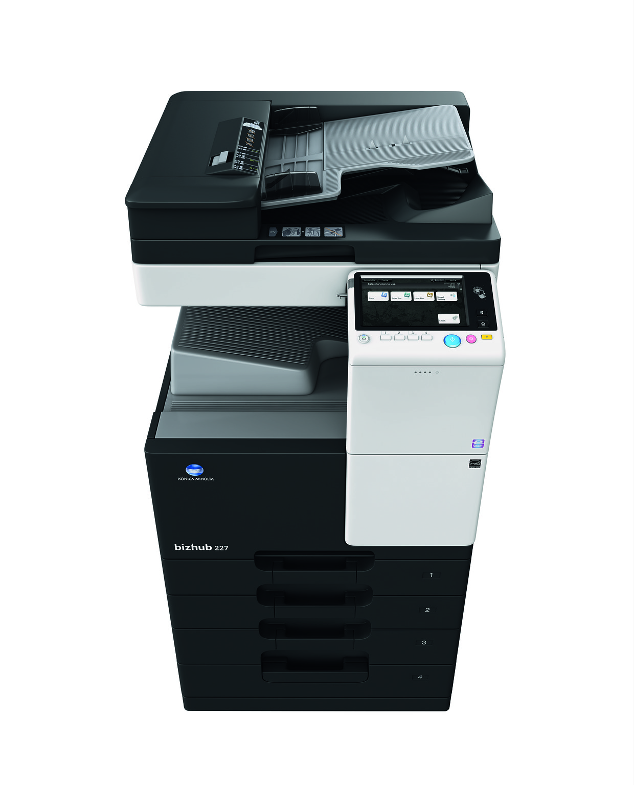 324 -- 000 (93) KONICA MINOLTA BIZHUB 458 STAMPANTE LASER MULTIFUNZIONE A3 BN RETE 45PPM - immagine 1