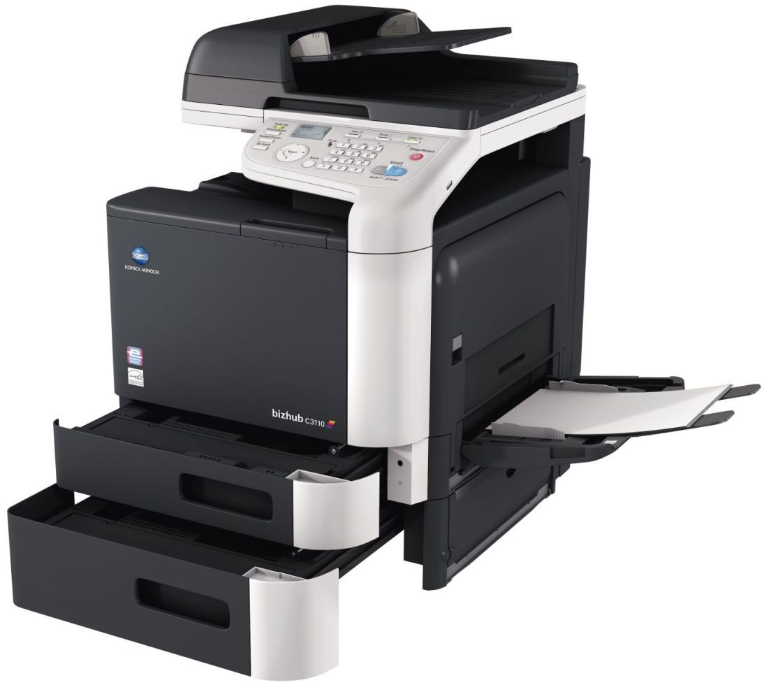 330 -- 000 (126) KONICA MINOLTA BIZUB C3110 STAMPANTE LASER MULTIFUNZIONE COLORI A4 31PPM - immagine 1