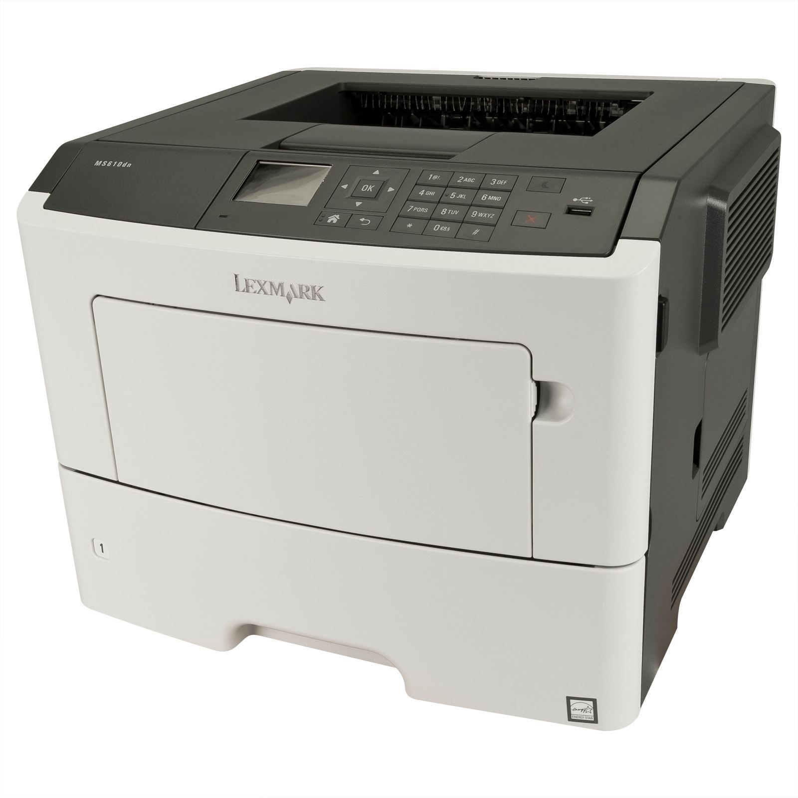 34 -- 000 (185) LEXMARK MS410DN STAMPANTE LASER A4 BIANCO NERO RETE FRONTE RETRO - immagine 1