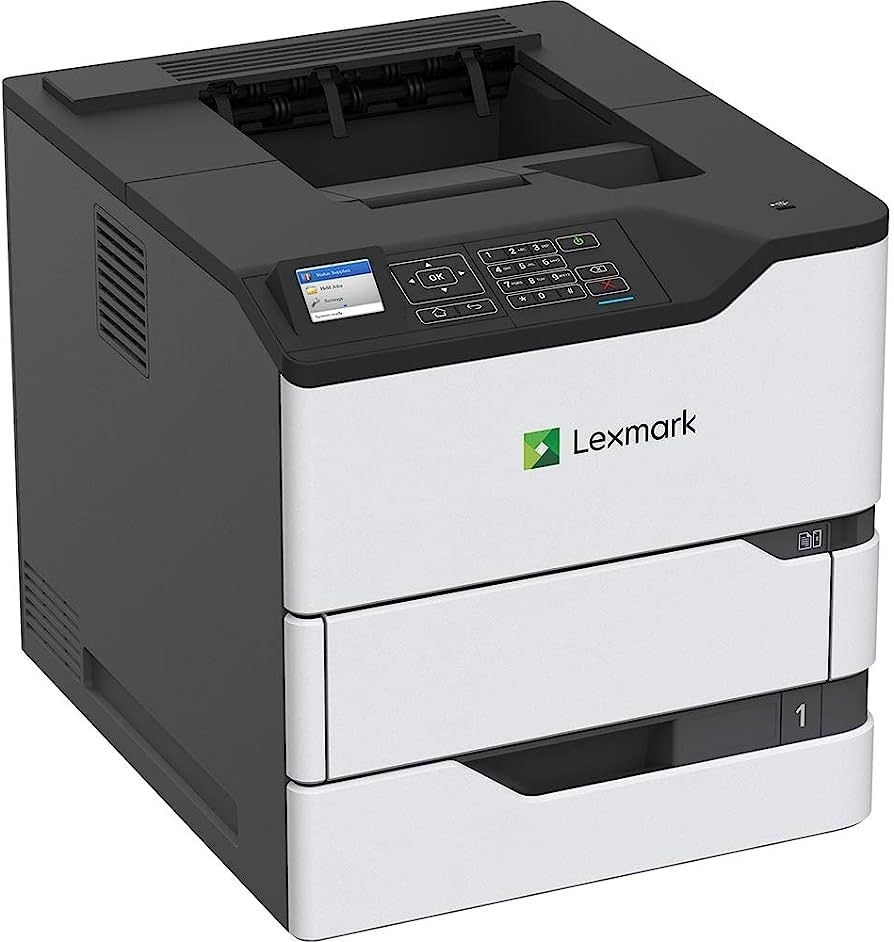 423 -- 000 (195) LEXMARK MS821DN STAMPANTE LASER A4 BIANCO NERO FRONTE RETRO RETE 83PPM - immagine 1
