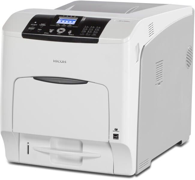 456 -- 000 (258) RICOH SP C440DN STAMPANTE LASER A4 COLORE RETE FRONTE RETRO - immagine 1