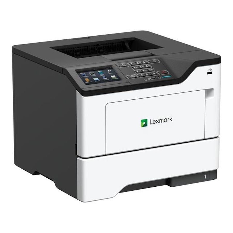 472 -- 000 (189) LEXMARK MS622DN STAMPANTE LASER BIANCO NERO A4 47PPM SENZA TONER SENZA TAMBURO - immagine 1