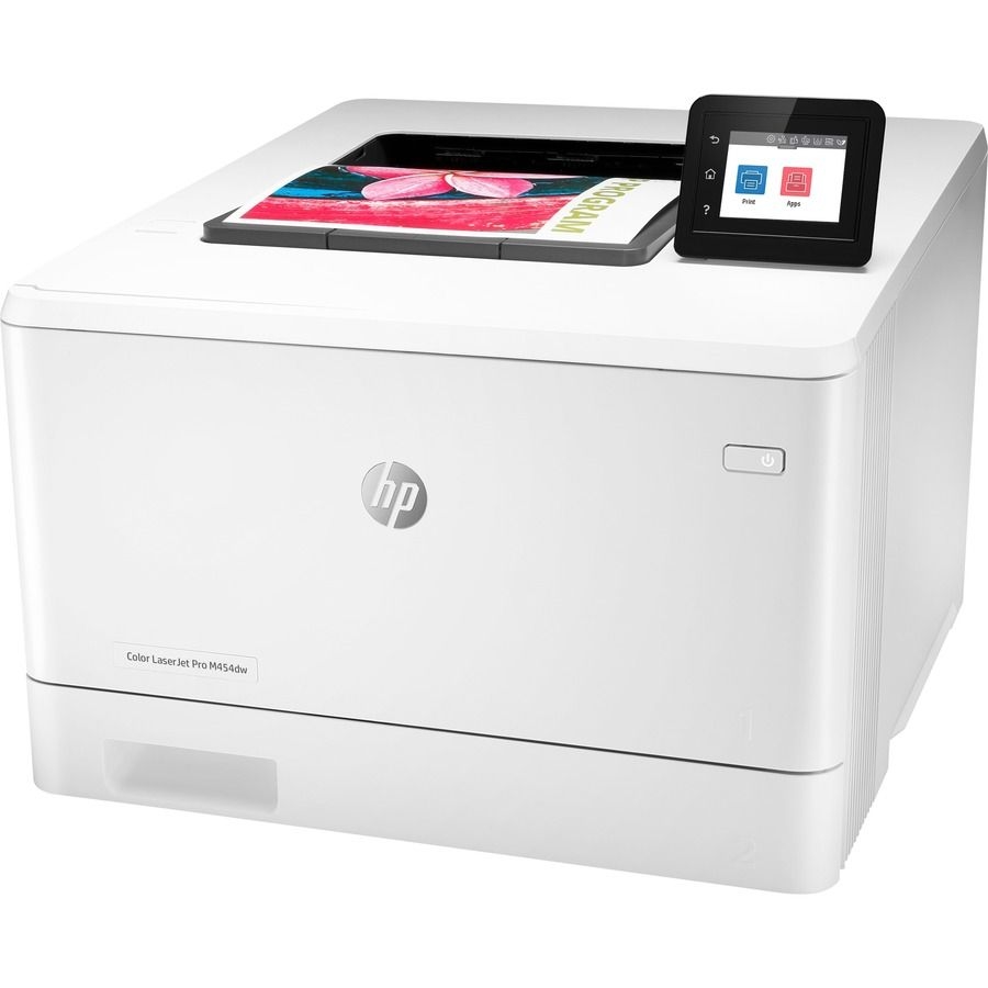 487 -- 000 (47) HP COLOR LASERJET M454DN STAMPANTE LASER COLORI A4 FRONTE RETRO RETE 27 ppm SEMINUOVA - immagine 1