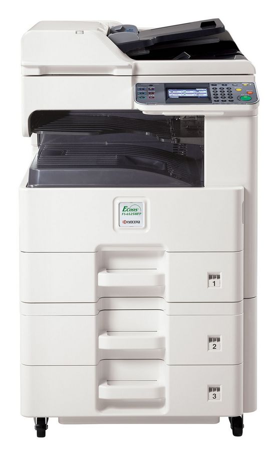 491 -- 000 (133) KYOCERA ECOSYS FS-C6525 MFP STAMPANTE LASER MULTIFUNZIONE COLORI A3 A4 COLORI FRONTE RETRO RETE - immagine 1