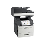 LEXMARK MX711DE STAMPANTE LASER MULTIFUNZIONE A4 BN RETE F-R SEMINUOVA 70 PPM TAMBURO E TONER NUOVI
